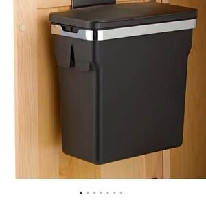 simplehuman Black In-Cabinet 2.6 gal. Trash Can